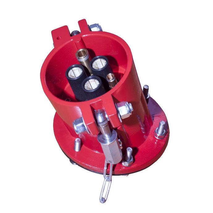 CONECTOR HEMBRA EMPOTRABLE X30 CUERPO APERNADO
