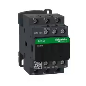 CONTACTOR DE FZA. 12A/25A 3P BOB. 220VAC 1NA+1NC, LC1D12M7, SCHNEIDER-ELECTRIC
