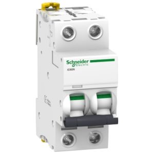 Interruptor termomagnético 2x4A 50/25kA 230/440V tipo C IC60N DIN