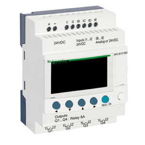Relé inteligente modular Zelio Logic - 10 E S - 24 V CC – 6 entradas - 4 salidas - con reloj - visor