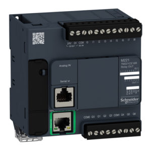 PLC industrial M221 c/ Ethernet 16 ES de tipo relé - 9 entradas digitales - 7 salidas relé