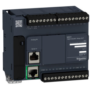 Controlador M221 c/ Ethernet 24 ES de tipo relé - 14 entradas digitales - 10 salidas relé