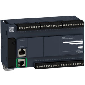 PLC industrial M221 c/ Ethernet 40 ES de tipo relé - 24 entradas digitales - 16 salidas relé