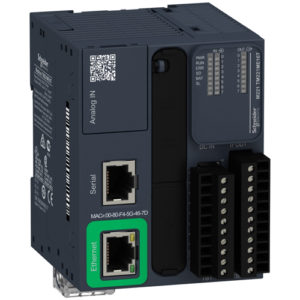 Controlador lógico, Modicon M221, transistor 16 E/S PNP Etherne