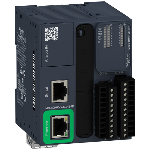 Controlador lógico, Modicon M221, transistor 16 E/S PNP Etherne
